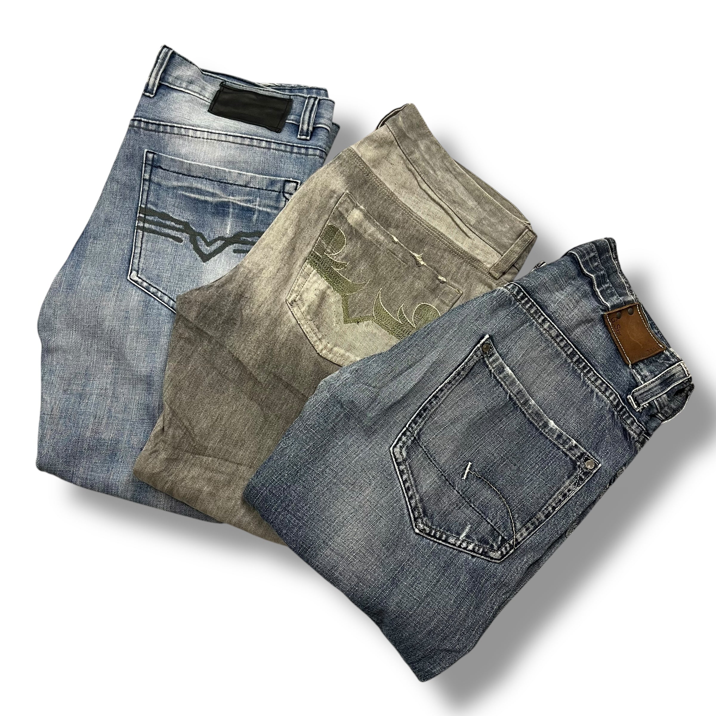 G-Star & Diesel – Mystery Box mit 3 Jeans